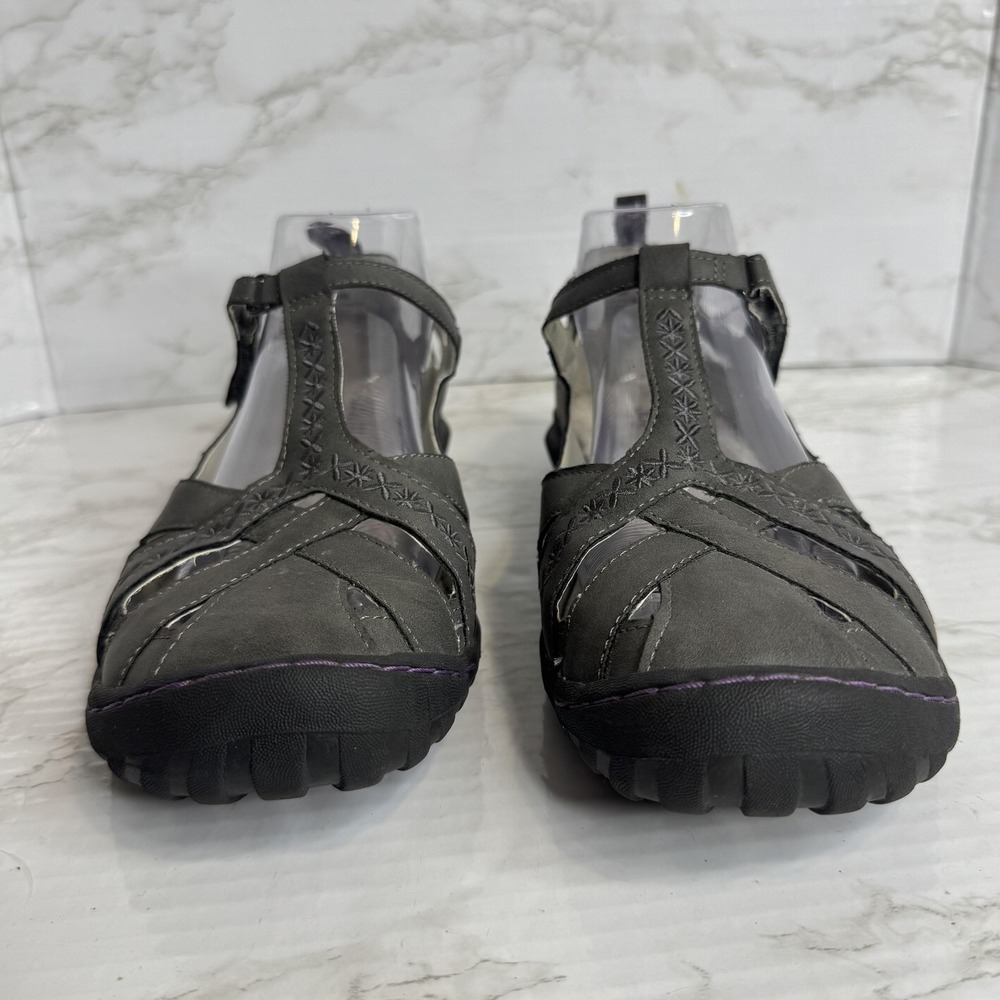JBU by Jambu Shoes Womens Size 10 Gray Cynthia Vegan Memory Foam Mary Jane - Picture 4 of 11